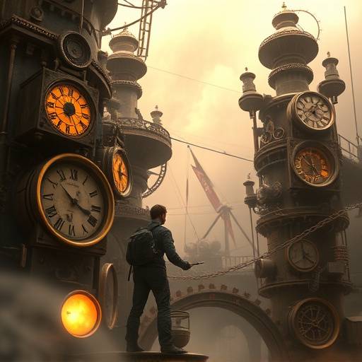 A still from 'Clockwork Hearts', a steampunk fantasy adventure series.