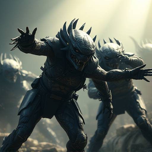Action packed scene from 'Apex Predators'