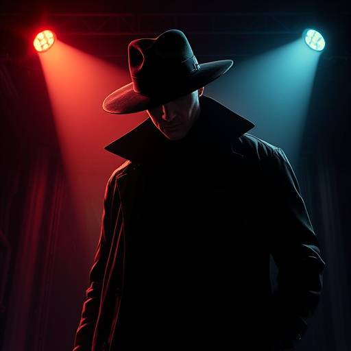 Promotional poster for 'The Archivist', a neo-noir mystery series.