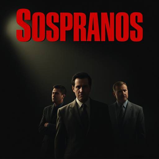 Promotional poster for The Sopranos TV show